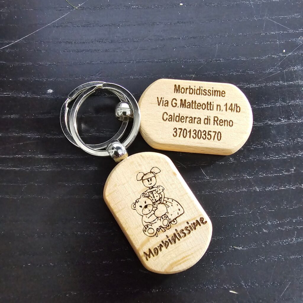 Portachiavi in Legno Personalizzato